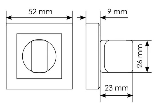 MH-WC-S SC/CP квадрат