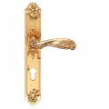 Дверная ручка Арчи  Genesis Flor матовое золото