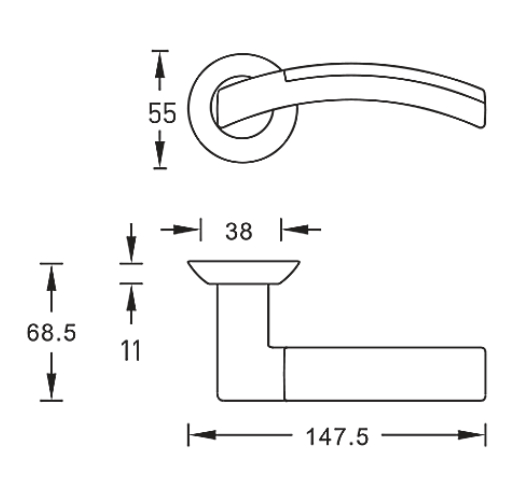 SILLUR 132 матовый хром