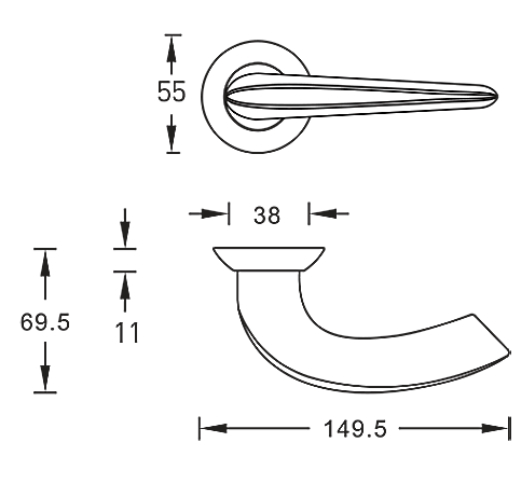SILLUR 120 матовый хром