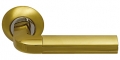 	дверные ручки 	Archie SILLUR 96 матовое золото/P.золото