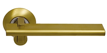 дверные ручки  Archie  SILLUR 133 матовое золото/P.золото