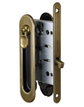 	дверные ручки 	Armadillo SH011-BK AB-7 для раздвижной двери c завёрткой