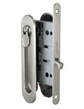 	дверные ручки 	Armadillo SH011-BK SN-3 для раздвижной двери c завёрткой