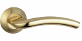 	дверные ручки 	Bussare PRATICO A-09-10 золото/матовое золото
