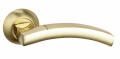 Дверные ручки Bussare  SOLIDO A-37-10 GOLD/S.GOLD