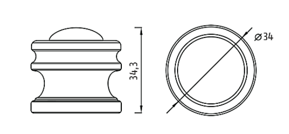 Genesis G019 матовое золото