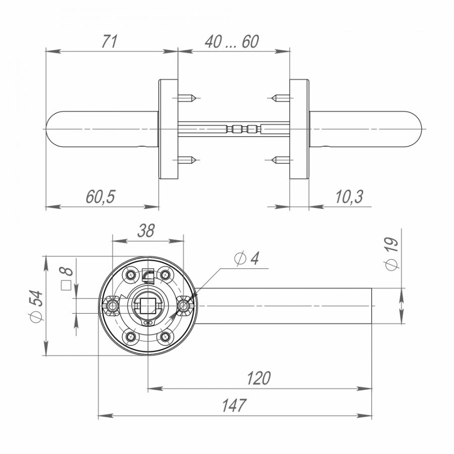 INOX 201 0204/19  black