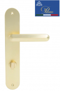 	дверные ручки 	Porta di Parma Onyx (PDP) на планке матовое золото