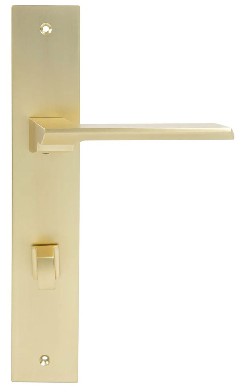 дверные ручки  Porta di Parma Italia (PDP) на планке матовое золото