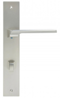 	дверные ручки 	Porta di Parma Italia (PDP) на планке матовый никель