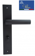 	дверные ручки 	Porta di Parma Alba (PDP) на планке чёрная