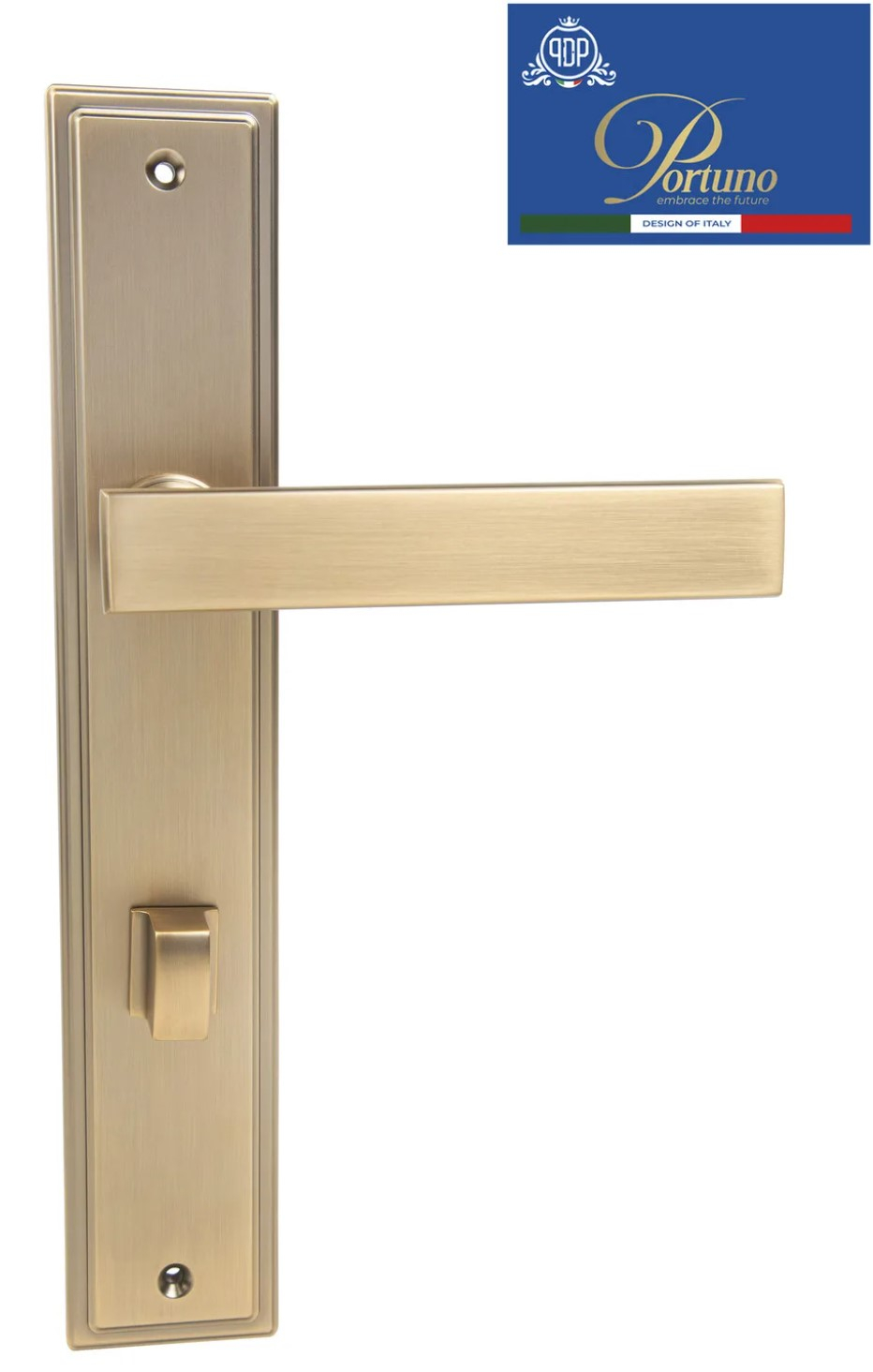 дверные ручки  Porta di Parma Star (PDP) на планке матовый кофе