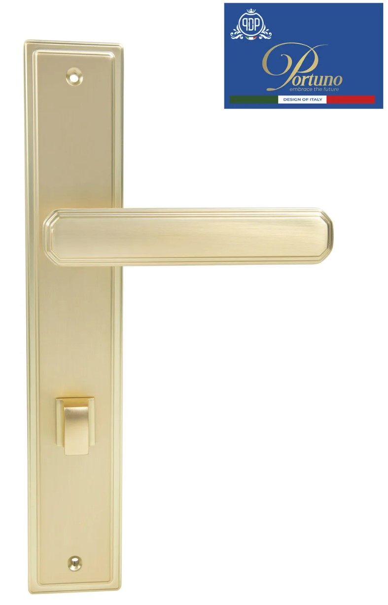 дверные ручки  Porta di Parma Pyramid (PDP) на планке матовое золото