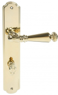 	дверные ручки 	Porta di Parma Ninfa (PDP) на планке полированное золото
