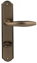 	дверные ручки 	Porta di Parma Anna на планке матовый кофе