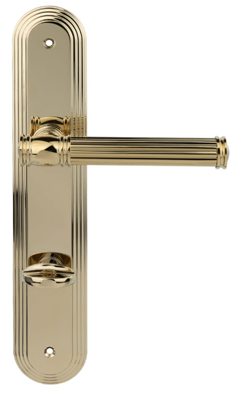 дверные ручки  Porta di Parma Impero на планке полированное золото