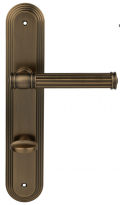 	дверные ручки 	Porta di Parma Impero на планке матовый кофе