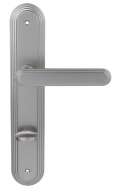 	дверные ручки 	Porta di Parma Chic на планке матовый никель