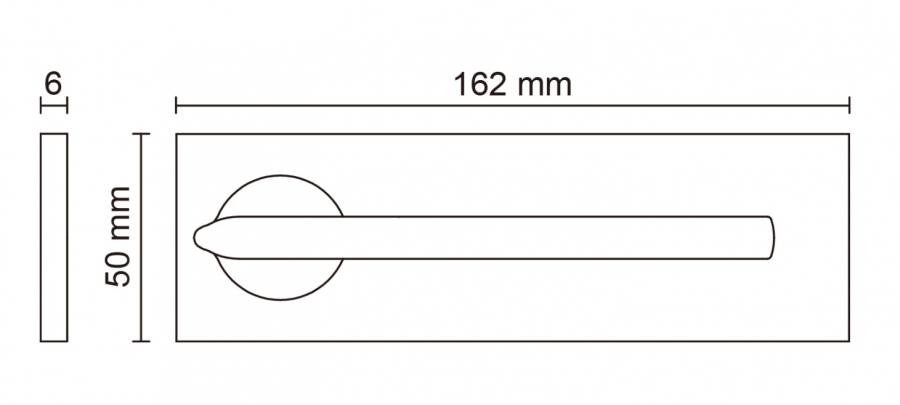 Alato на широкой планке матовое золото