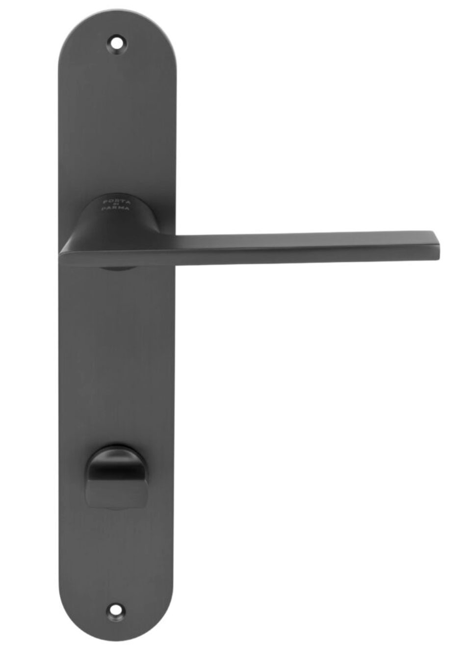 дверные ручки  Porta di Parma Alato на планке матовый графит
