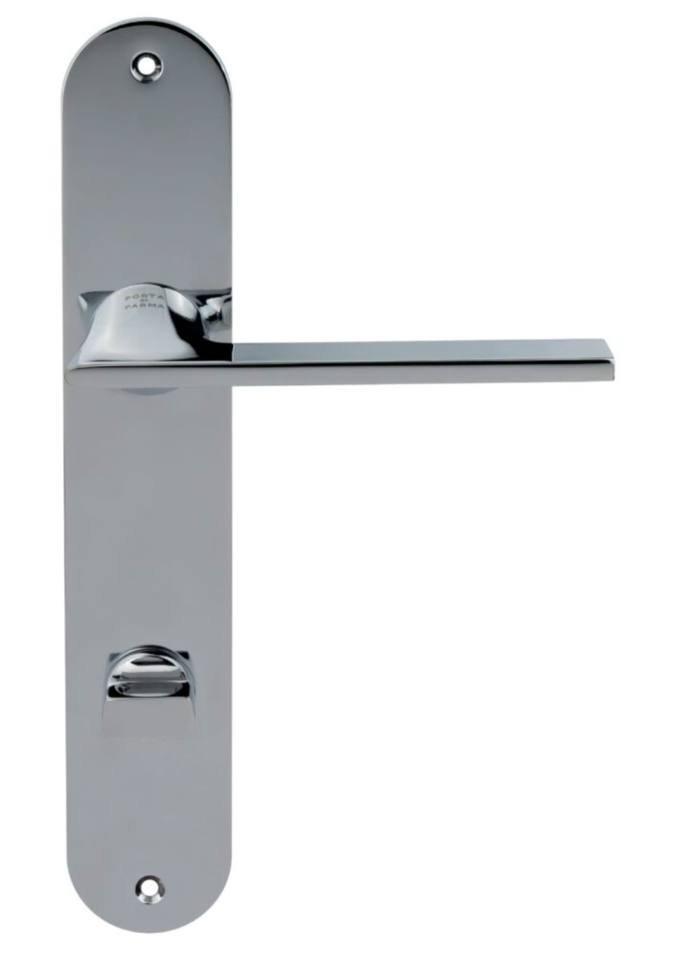 дверные ручки  Porta di Parma Alato на планке полированный хром