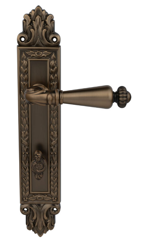 дверные ручки  Porta di Parma Ninfa на планке матовое кофе