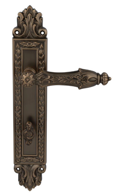 дверные ручки  Porta di Parma Arcadia на планке матовый кофе