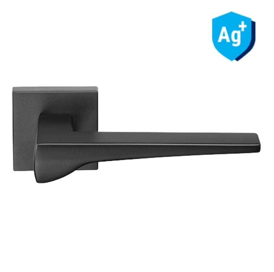 дверные ручки  Archie Sillur AG+ SALVO квадрат чёрная