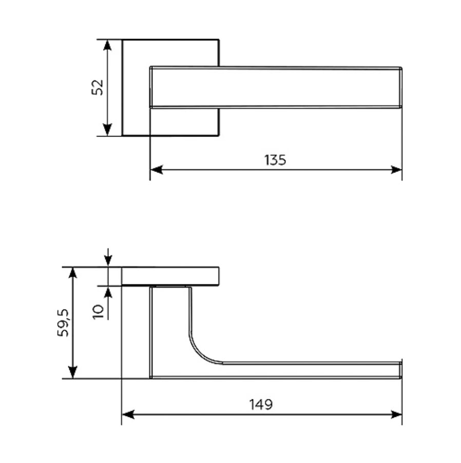 Sillur AG+ MURO квадрат чёрная