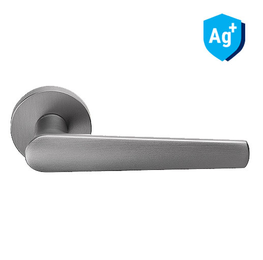 дверные ручки  Archie Sillur AG+ ESCUDO платиново-серый
