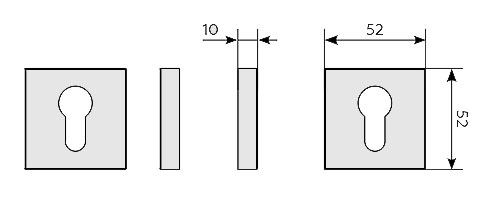 CL-C для розетки Sillur AG+ квадрат