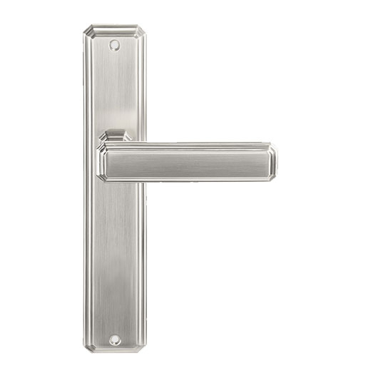 дверные ручки  Archie Sabio на планке матовый хром