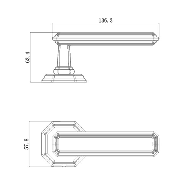Sabio матовый хром